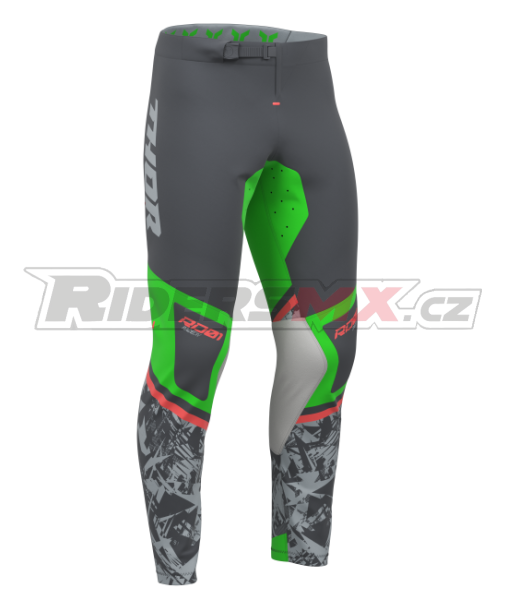 MX kalhoty Thor Sportmode Punk'd Charcoal/Green 2027