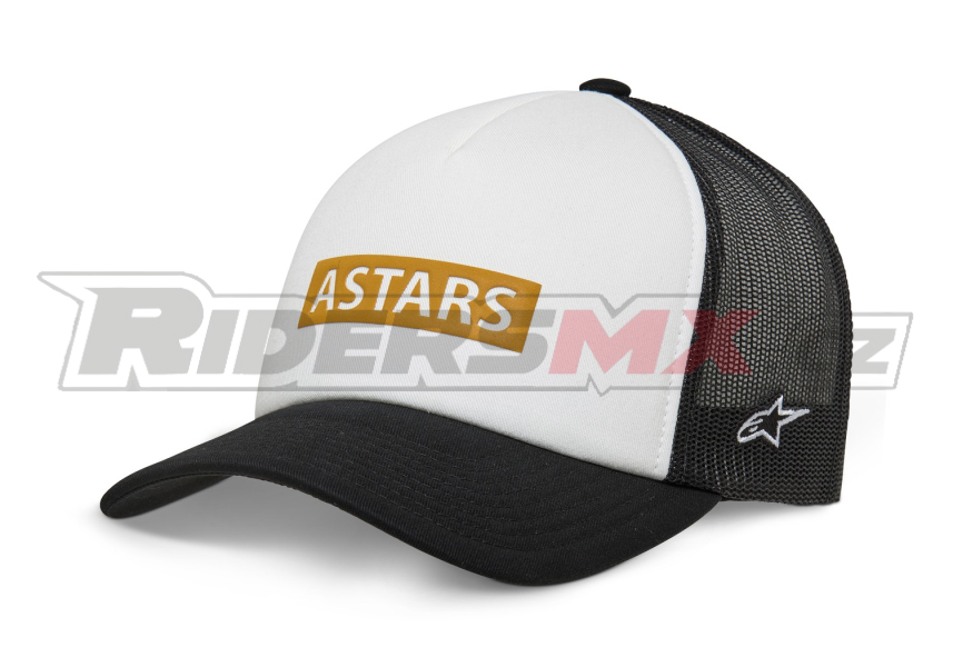 kšiltovka CLARIFIED FOAM TRUCKER, ALPINESTARS (bílá/černá)