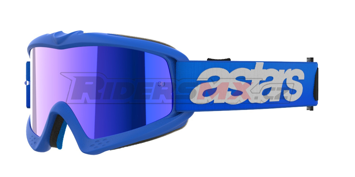 brýle VISION YOUTH BLAZE, ALPINESTARS, dětské (modrá, zrcadlové modré plexi) 2027