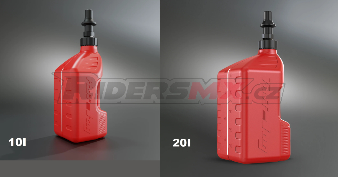 Rychlotankovací kanystr na benzín TUFF JUG Utility Can Ripper Cap 10L / 20L Red Gen 3