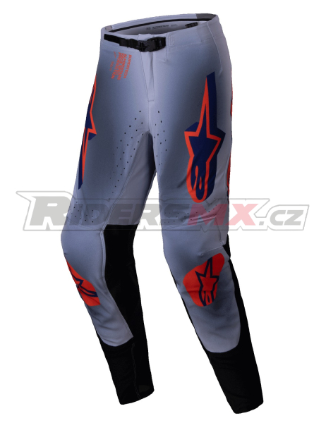 kalhoty SUPERTECH LIPAN, ALPINESTARS (šedá/oranžová fluo)