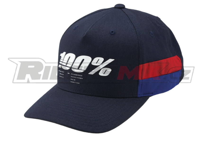 kšiltovka 100% - LOYAL X-Fit Snapback modrá (vel. UNI)