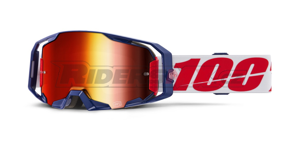 ARMATIC 100% brýle MACH Z, červené plexi