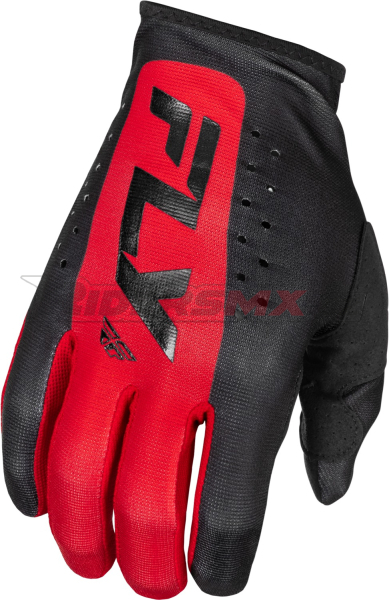 rukavice LITE, FLY RACING - USA 2025 (černá/červená)