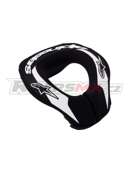 Dětský chránič krční páteře Alpinestars Youth Sequence Neck Roll Black/White 2027