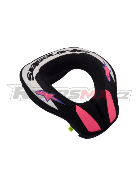 Dětský chránič krční páteře Alpinestars Youth Sequence Neck Roll Black/Light Gray/Purple 2027