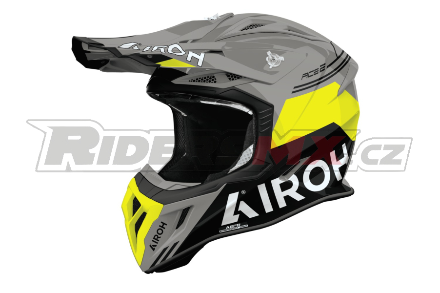 přilba AVIATOR ACE 2 Fury, AIROH (žlutá lesklá) 2026