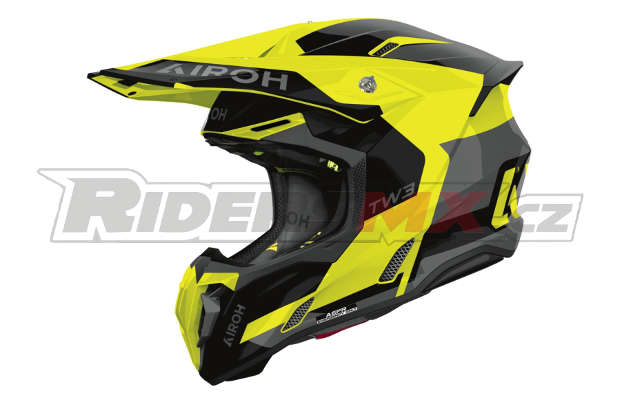 přilba TWIST 3 Fancy, AIROH (žlutá fluo lesklá) 2026