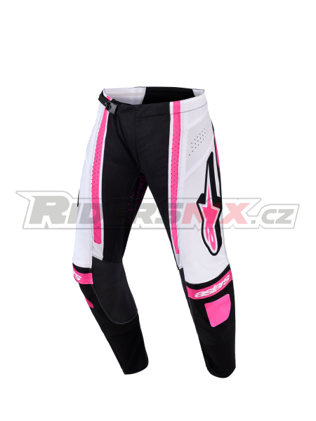 kalhoty STELLA TECHSTAR NOMUR, ALPINESTARS, dámské (černá/bílá/růžová) 2026