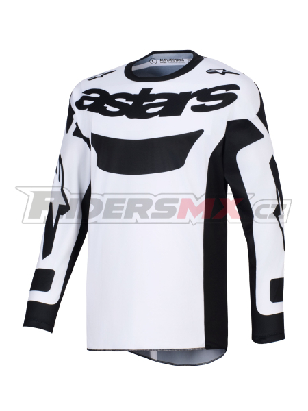 dres RACER RIWAY, ALPINESTARS (bílá/černá) 2026