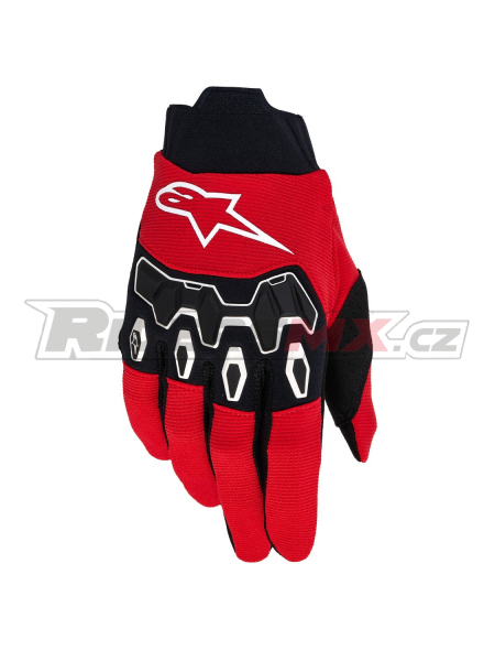 rukavice FULL BORE V2, ALPINESTARS (červená/černá/bílá) 2026