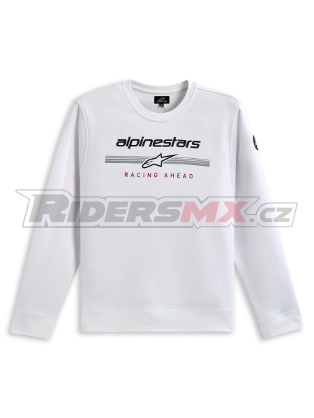 mikina BETTERN CREW, ALPINESTARS (bílá)