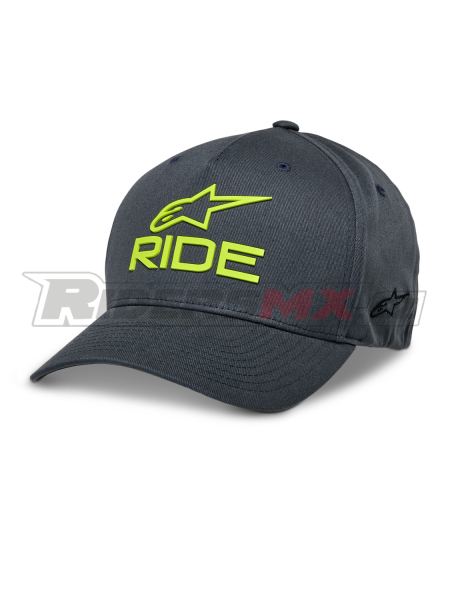 kšiltovka RIDE SONIC, ALPINESTARS (šedá/žlutá fluo)