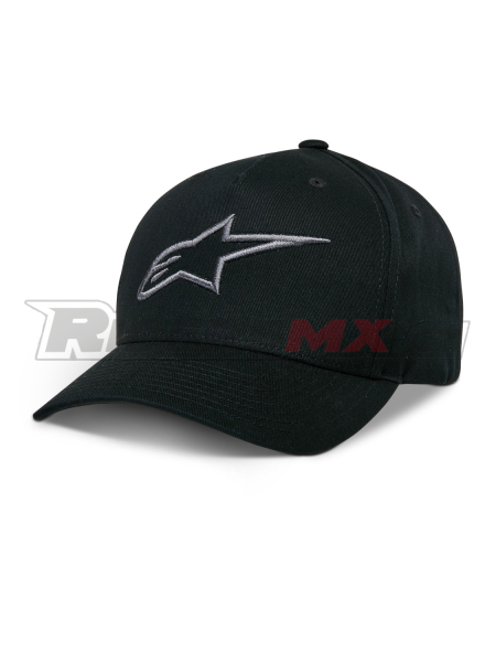 kšiltovka AGELESS SNAPBACK, ALPINESTARS (černá/šedá)
