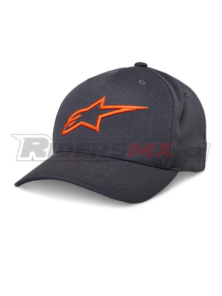 kšiltovka AGELESS SNAPBACK, ALPINESTARS (šedá/oranžová)
