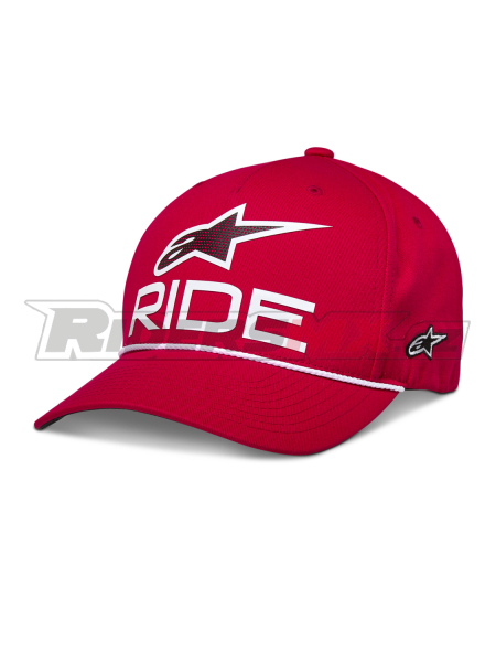 kšiltovka RIDE COMP SNAPBACK, ALPINESTARS (červená/bílá/černá)
