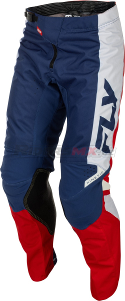 kalhoty KINETIC, FLY RACING - USA 2026 (červená/bílá/modrá)