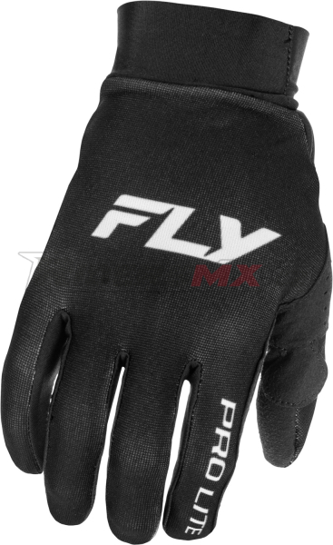 rukavice PRO LITE, FLY RACING - USA 2026 (černá/bílá)