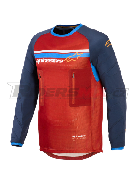 dres MAXDURA DUAL, ALPINESTARS (oranžová/tmavě modrá) 2026