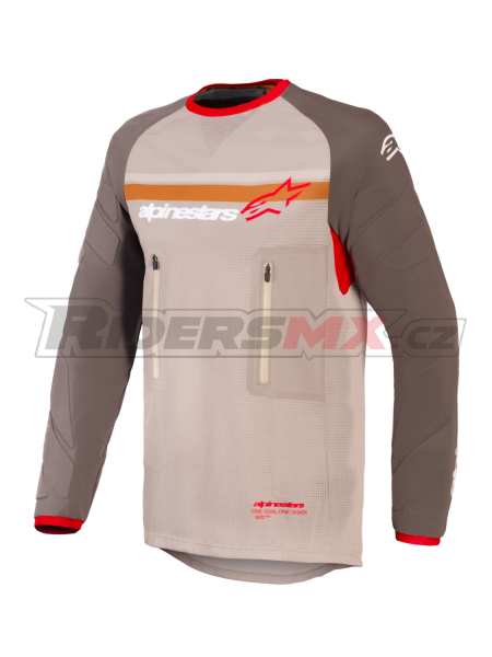 dres MAXDURA DUAL, ALPINESTARS (hnědá/oranžová) 2026