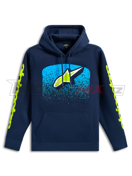 mikina OBSESSED HOODIE, ALPINESTARS (modrá)