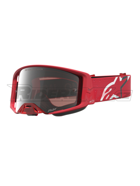 brýle SUPERTECH VESTA, ALPINESTARS (červená fluo/chrom, zrcadlové stříbrné plexi) 2027