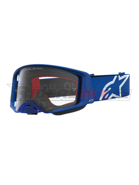 brýle SUPERTECH VESTA, ALPINESTARS (modrá/bílá, čiré plexi) 2027