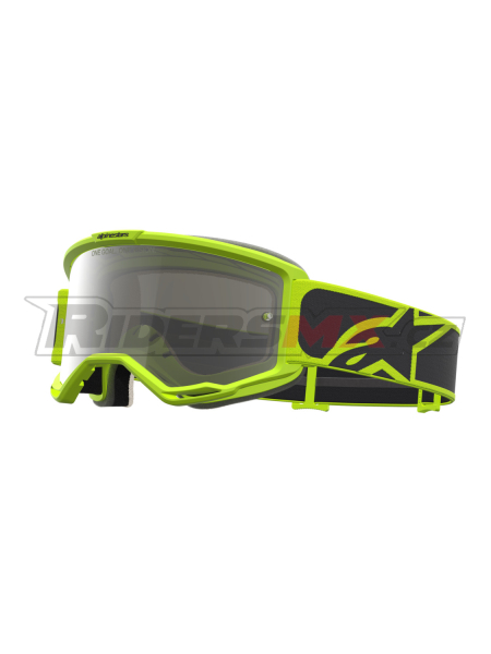 brýle VISION 5 RORA, ALPINESTARS (černá/žlutá fluo, zrcadlové stříbrné plexi) 2027