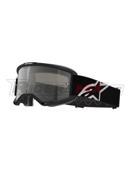brýle VISION 5 CORP 2, ALPINESTARS (černá/bílá, zrcadlové stříbrné plexi) 2027