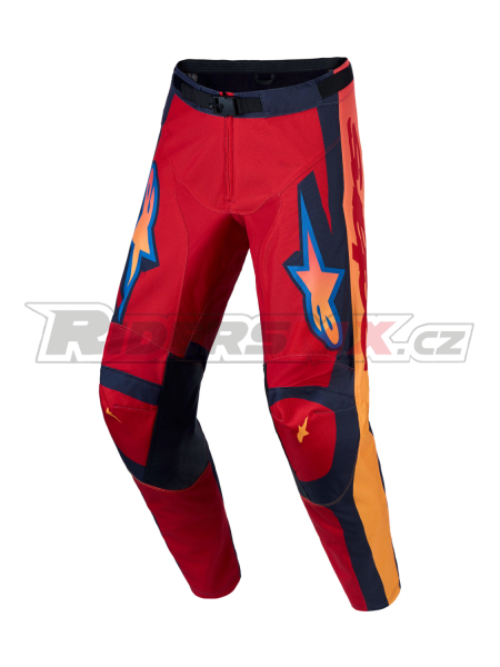 kalhoty RACER HUNT, ALPINESTARS (červená/tmavě šedá/gradient) 2027