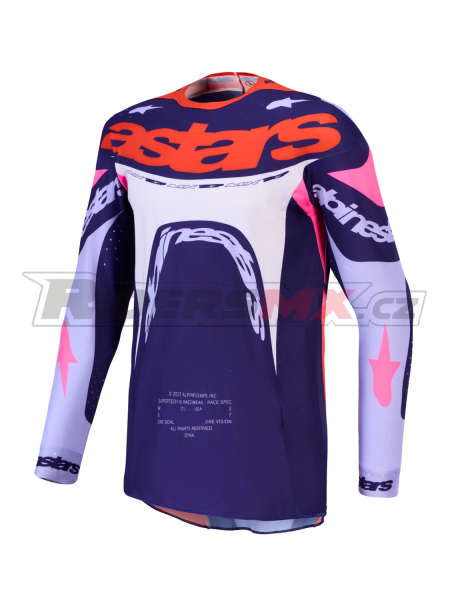dres SUPERTECH DYNA, ALPINESTARS (světle fialová/modrá/růžová/bílá) 2027