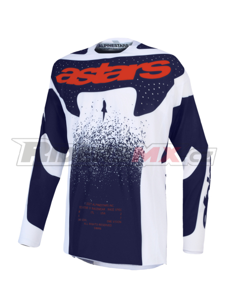 dres TECHSTAR SWAN, ALPINESTARS (světle šedá/tmavě šedá/červená fluo) 2027