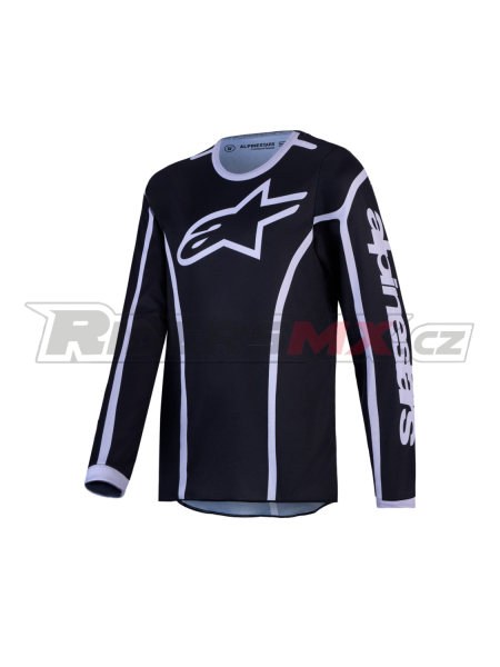 dres FLUID APEX V2 YOUTH, ALPINESTARS, dětské (černá/stříbrná) 2027