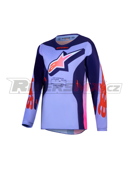dres RACER HUNT YOUTH, ALPINESTARS, dětské (světle růžová/fialová) 2027