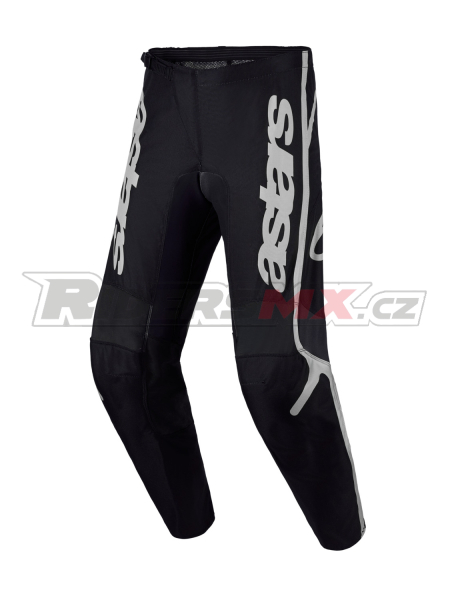 kalhoty FLUID APEX V2, ALPINESTARS (černá/stříbrná) 2027
