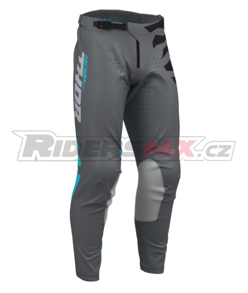 MX kalhoty Thor Launchmode Shredder Charcoal/Aqua 2027