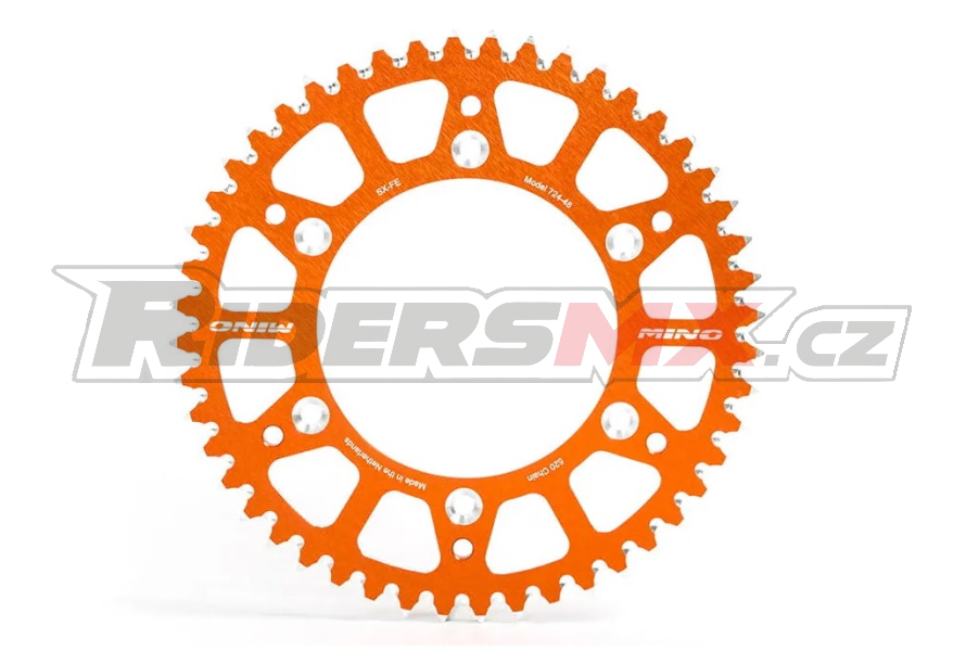 Rozeta MINO ALU Chainwheels Orange pro KTM / Husqvarna / GasGas