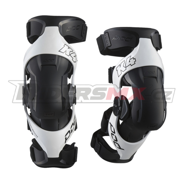Ortézy na kolena POD K4 2.0 Knee Brace White/Black