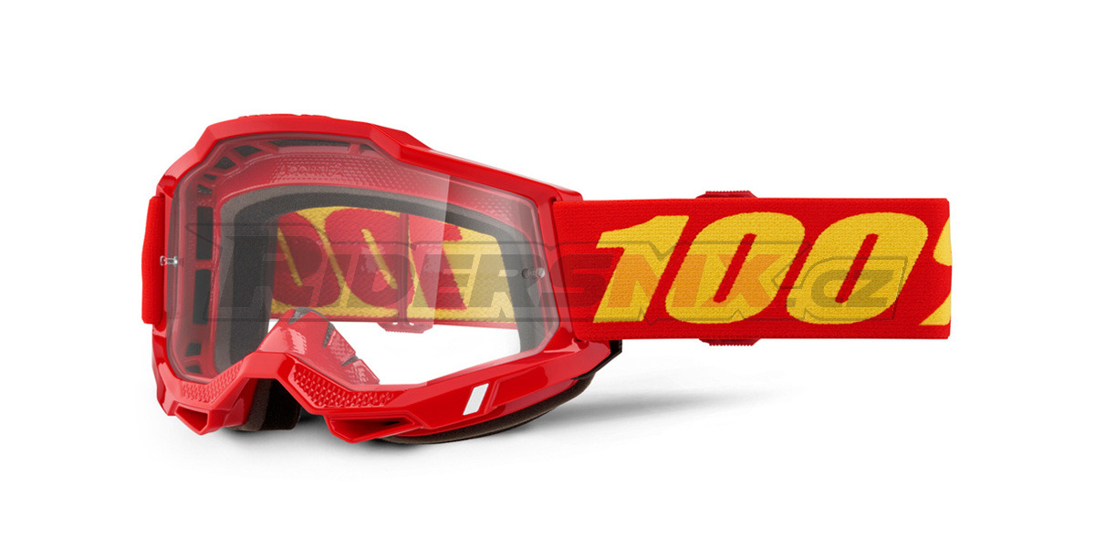 Mx Brýle 100% ACCURI 2 Red - čiré sklo