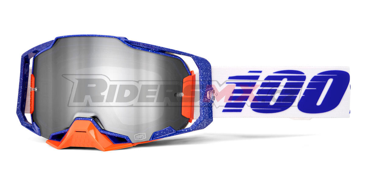 Mx Brýle 100% Armega Lavingaad Mirror Silver Flash Lens