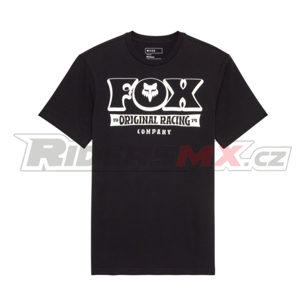 Pánské tričko FOX Banner Premium Black