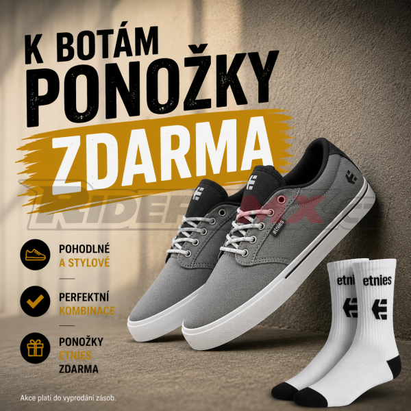 Pánské boty ETNIES JAMESON 2 ECO Dark Grey / Black / Red
