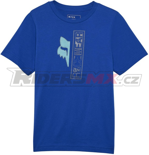 Dětské tričko Fox Racing Yth Throttle SS Tee, blue