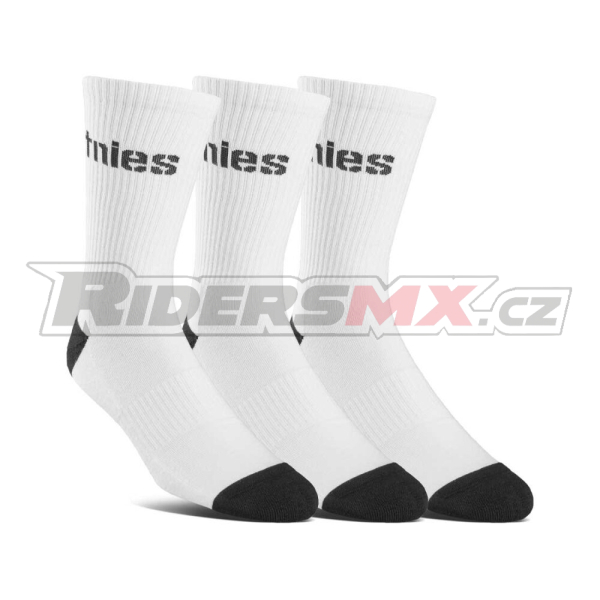 Pánské ponožky ETNIES Direct 2 Stencil Icon Sock 3-Pack White