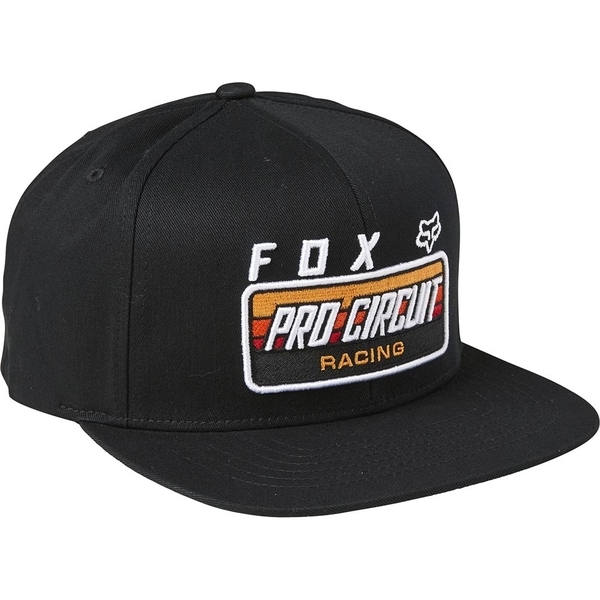 Pánská kšiltovka Fox Pro Circuit SnapBack Hat Black