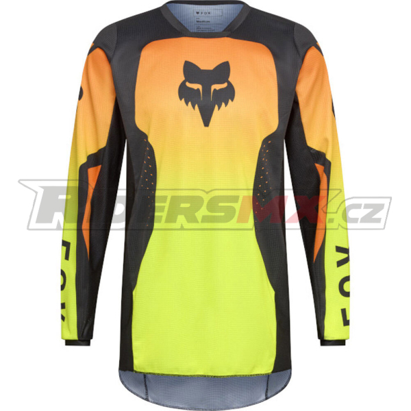 Mx Dres FOX 180 Shield Jersey Fluorescent Yellow 2026
