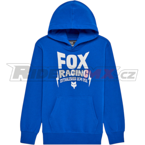 Dětská mikina FOX Youth Bolt Pullover Hoodie Blue 