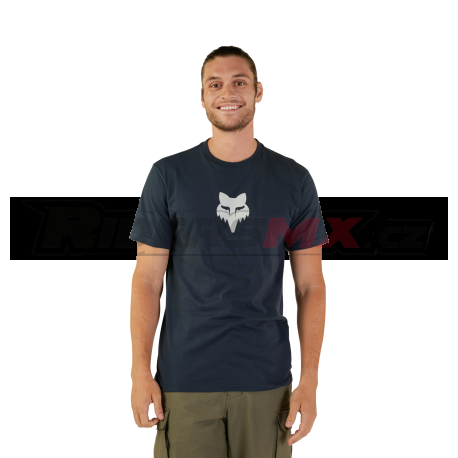 Pánské tričko Fox Racing Fox Head Short Sleeve Prem Tee Colour Azul Oscuro