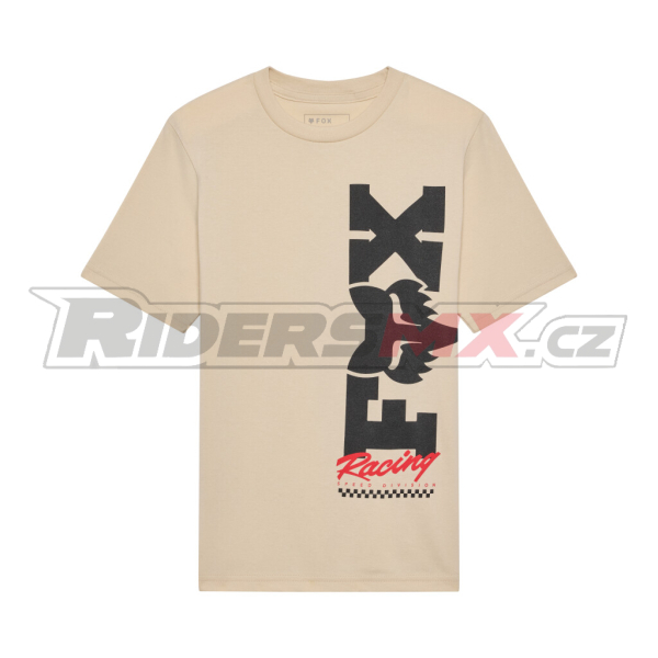 Dětské tričko Fox Youthth Checker Ss Tee - Tan