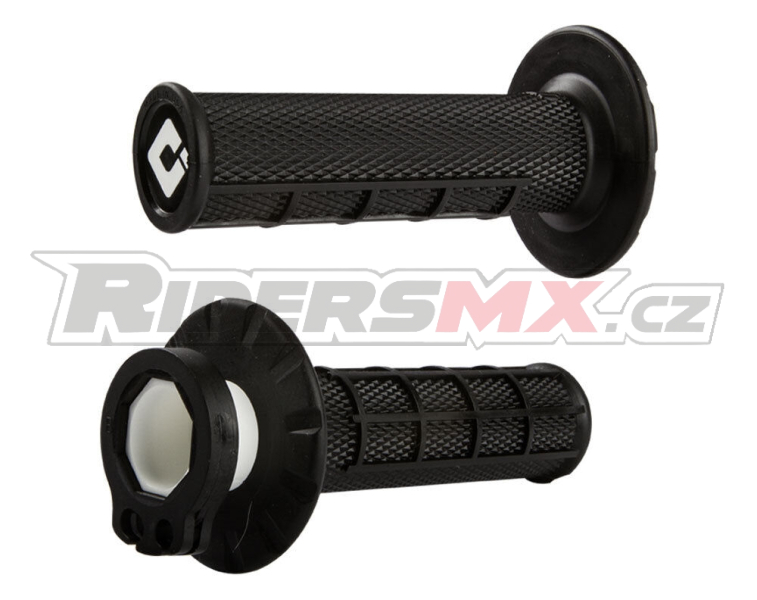 Mx Gripy ODI MX V2 Lock-On Grips Half Waffle Black 